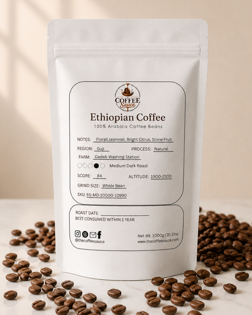 Ethiopian Coffee - 1000g | 100% Arabica Beans