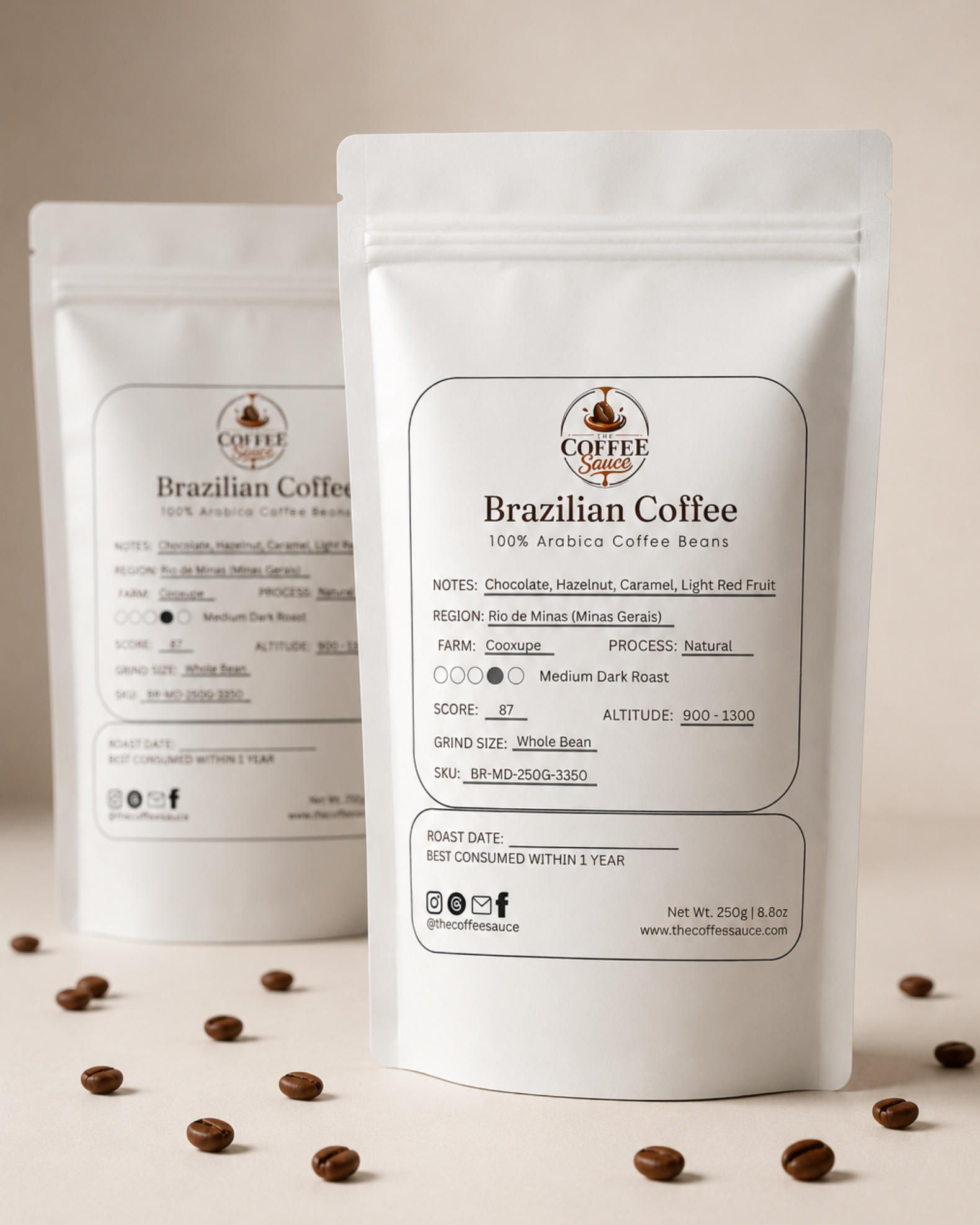 Brazilian Coffee - 250g | 100% Arabica Beans